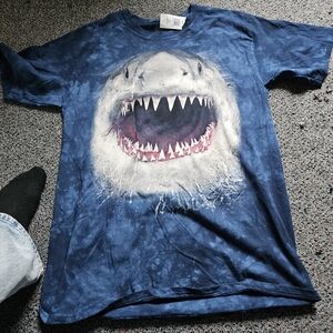 NOS The Mountain Shark Tye Dye AOP Tee Size Large